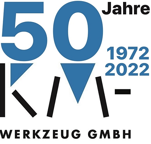 Jubiläumslogo 50 Jahre KM Werkzeug GmbH